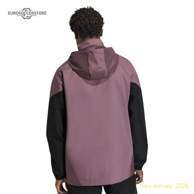 First-class 2025-2026 Real Madrid Allweather Jacket (shadow Fig)