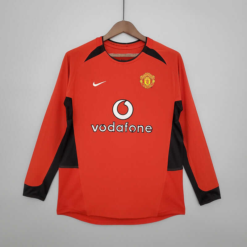 2002-2004 Man United Home long sleeve retro shirt