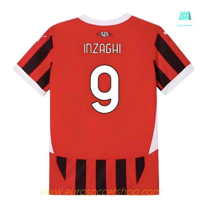 2024-2025 AC Milan Home Shirt (Kids) (Inzaghi 9)