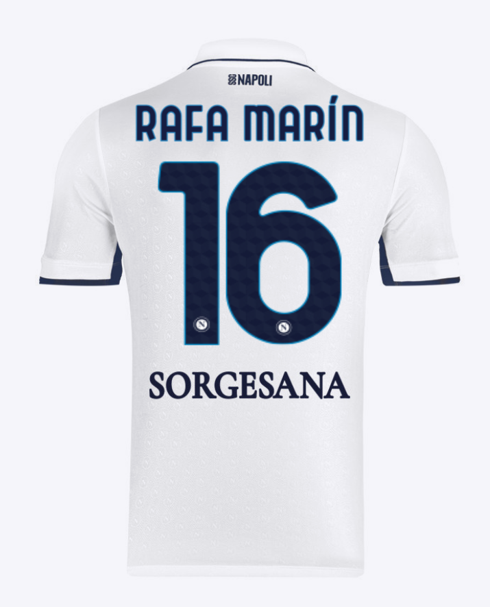Rafa Marín's 2024-25 Season Napoli Away Jersey - Version 16