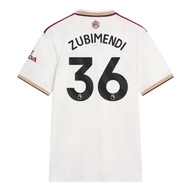 Zubimendi 36 Arsenal First Team Elite Quality Third Pro Shirt