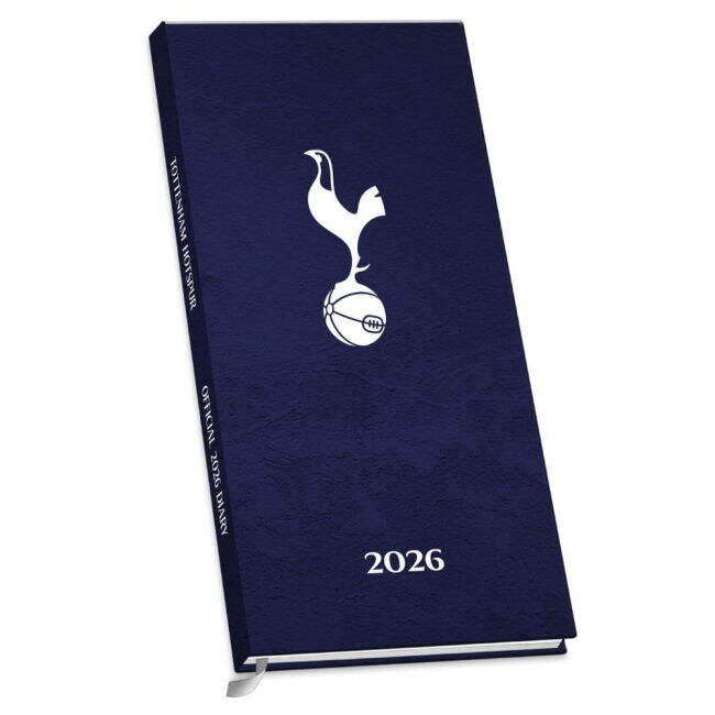 Tottenham Hotspur FC Slim Diary 2026 (Fan Favorite)