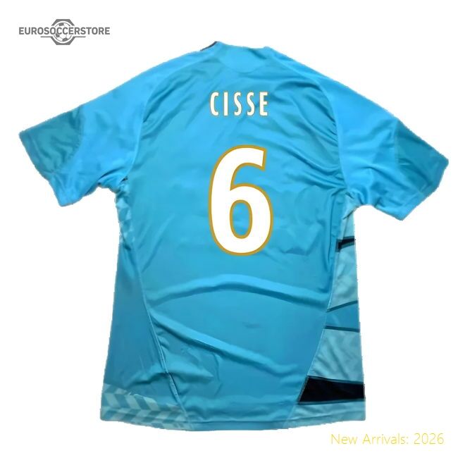 Supporter Marseille 2009-10 Away Shirt ((Excellent) M) (Cisse 6)