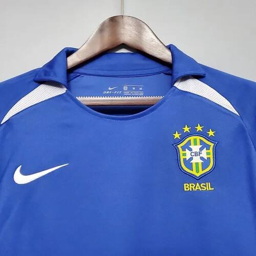 2002 Brazil Visitante - Luxury Cotton - European Cup - Authentic
