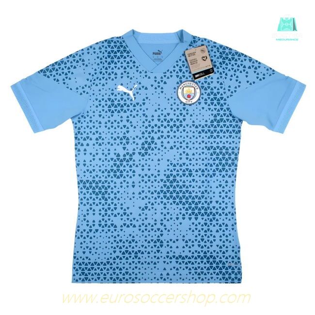 2023-2024 Man City Training Jersey Pro (Light Blue)