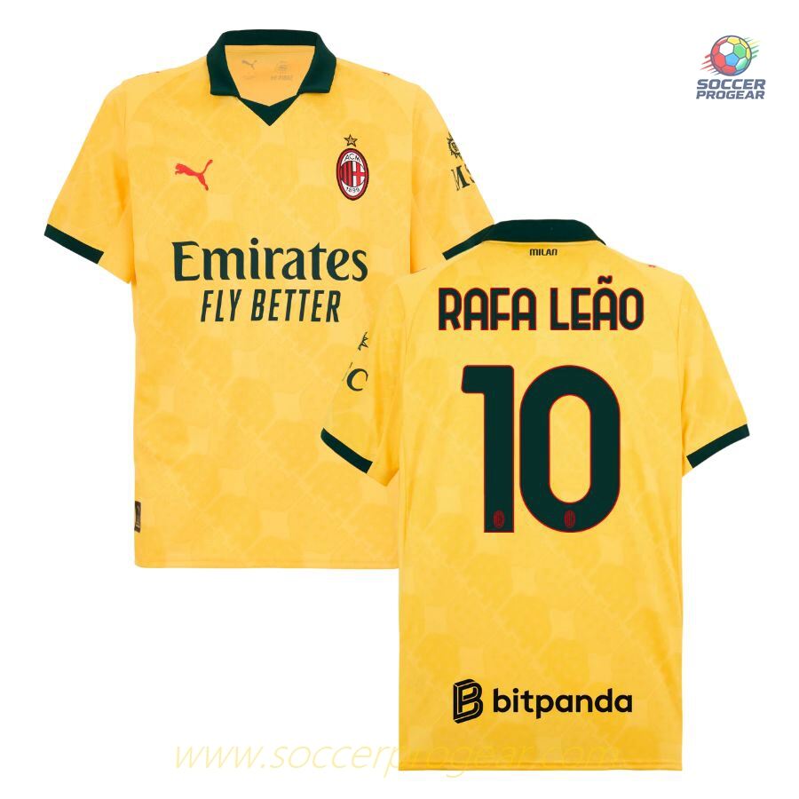 AC Milan Alternate Soccer Jersey 2025/26 Collection Rafa Leao