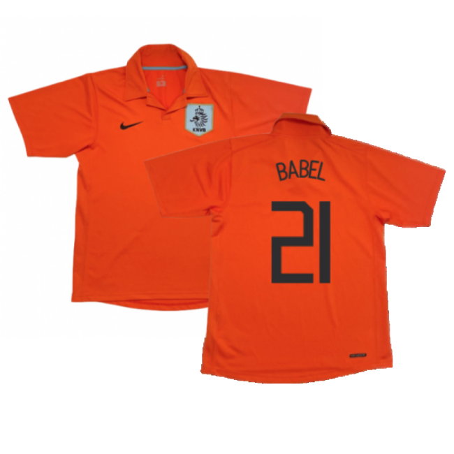 Babel 21 Match Worn Style Holland Home Pro Shirt 2006-2007