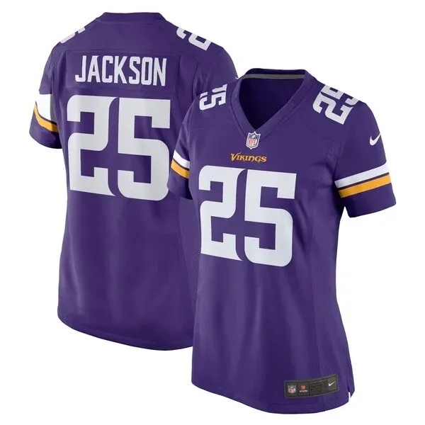 None Theo Jackson Game Jersey - Purple | NFL Player Jersey | NFL Footb