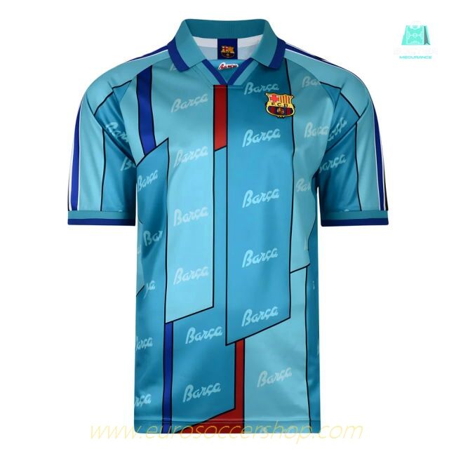 Score Draw Barcelona 1997 ECWC Final Retro Football Shirt