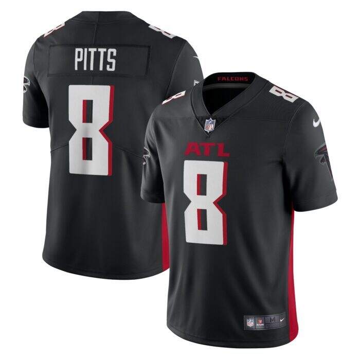 Men's Atlanta Falcons Kyle Pitts Nike Black Vapor Limited ...