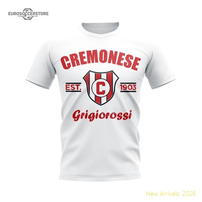 Supporter Cremonese Established Football T-Shirt (White)