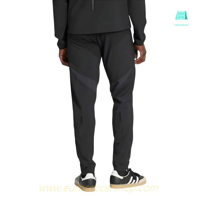 2025-2026 Real Madrid Pro Vis Tech Travel Pants (Black)
