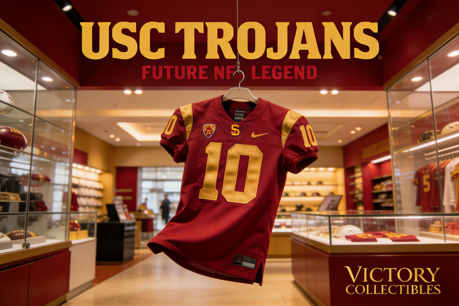 Caleb Williams football jersey，USC Trojans jersey，authentic piece of sports memorabilia