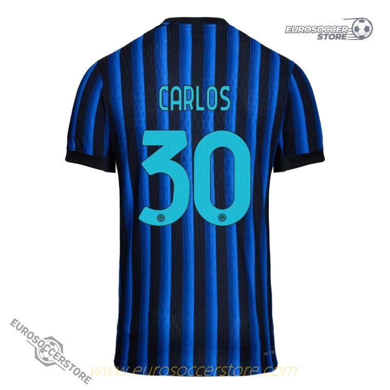 Inter Milan 25-26 Home Player Version Jersey - CARLOS 30