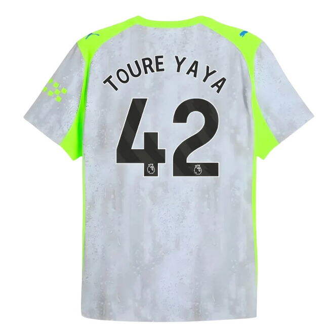 Man City Third Football Shirt 2025-20 - Toure Yaya 42 M S