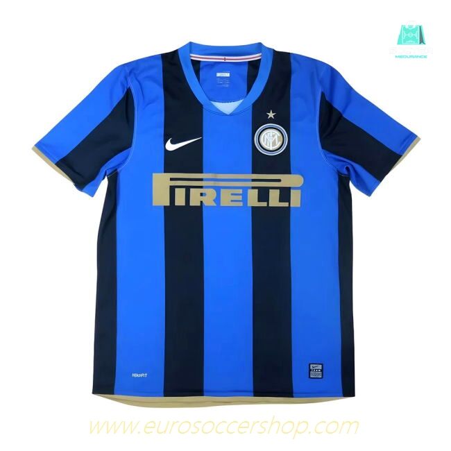 Inter Milan 2008-09 Home Shirt ((Excellent) S)