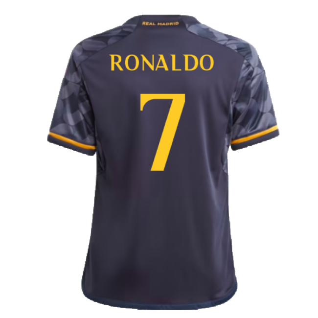 2023-2024 Real Madrid Away Premium Jersey Ronaldo Adidas Climacool