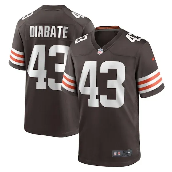 None Game NFL Jersey - Brown | Game-Day Football Apparel | NFL Footbal