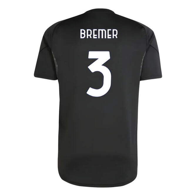 Ultra Comfort Juve Juventus Training Shirt Black Bremer #3 Latest ...