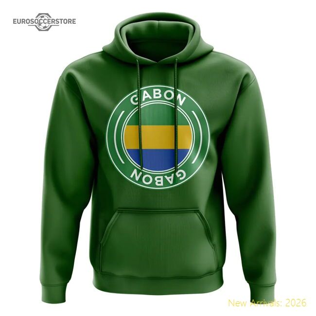 Gabon Football 20242025 Regular Hoodie  Premium Climalite