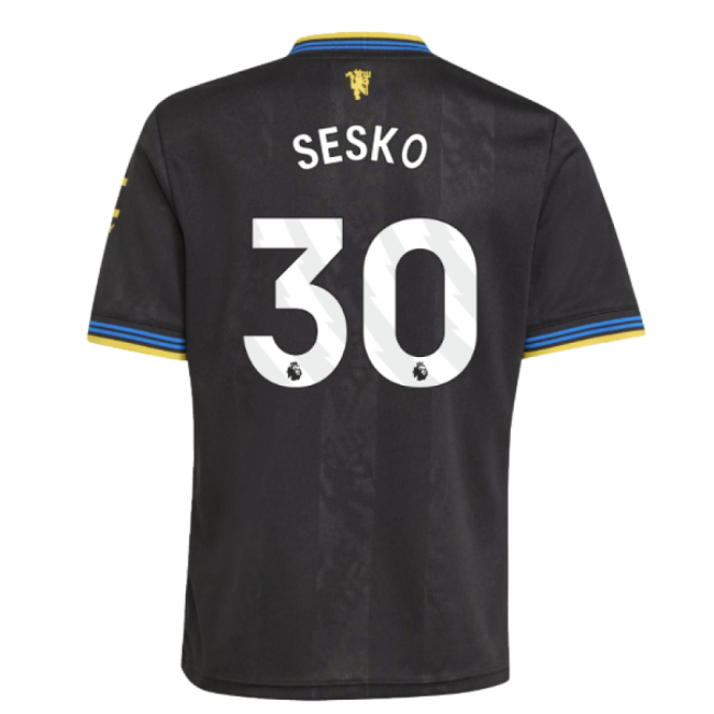 Stylish Man Utd 2025-2026 Man Utd Third Shirt (Kids) (Sesko 30) for...