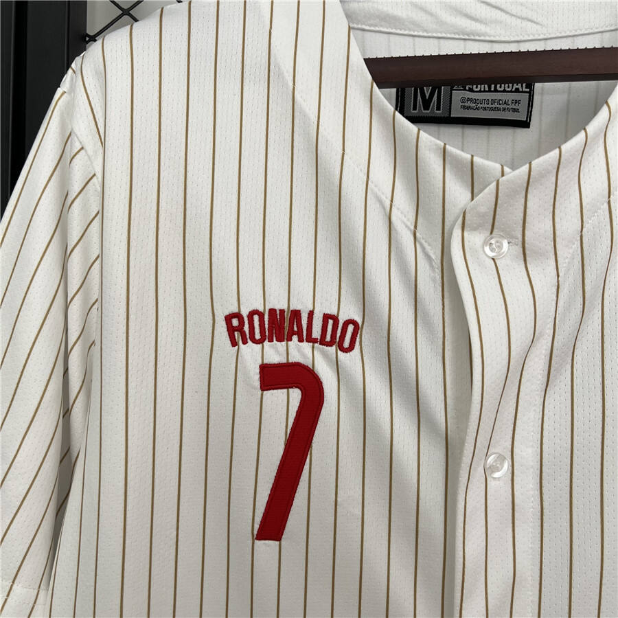 Portugal X US Baseball Shirt 7 Ronaldo - Official Replica 24092