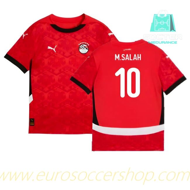 2024-2025 Season Egypt Home Jersey Kids Edition (M.Salah 10)