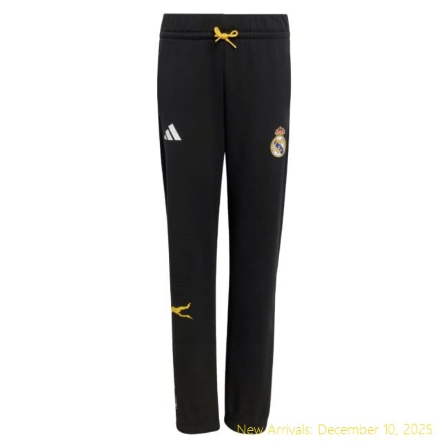 Top Grade 2025-2026 RM Real Madrid Marvel Pants (Black) - Kids