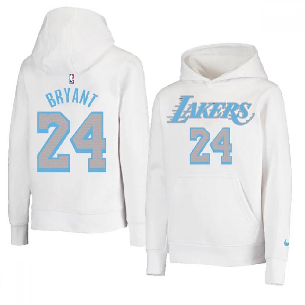 Game Day Top-Grade Men's Lakers #24 Kobe White Basketball Jersey