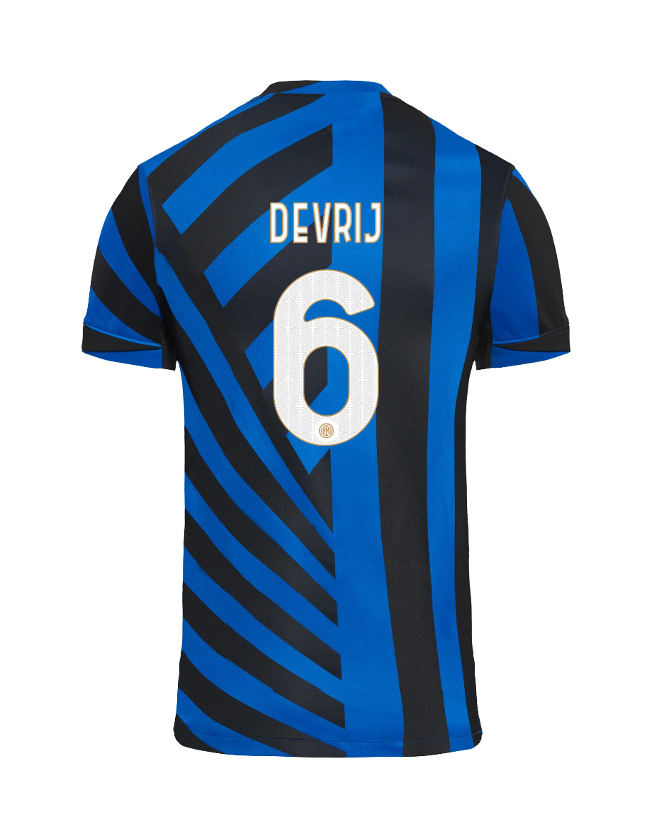 Inter Milan's 24-25 Home DEVRIJ 6 Jersey