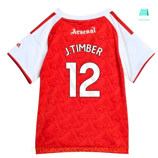 2025-2026 Arsenal Home Baby Kit (J.Timber 12)