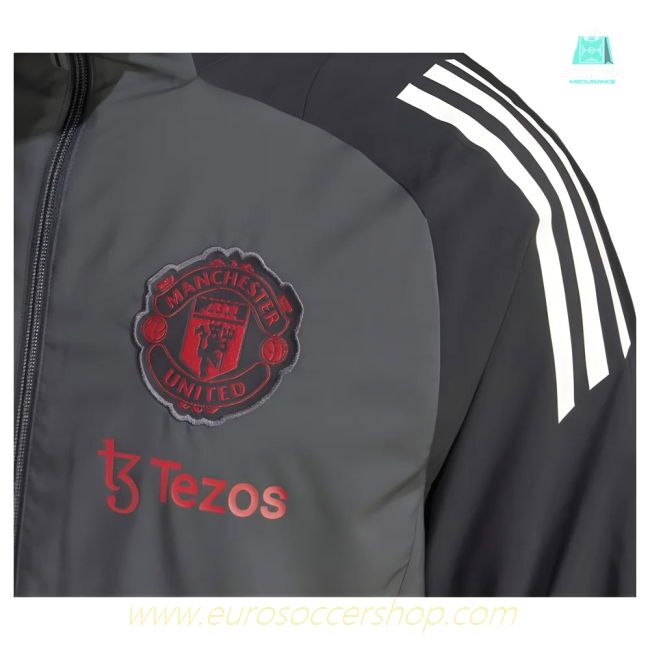 2024-2025 Man Utd EU Presentation Jacket (Carbon)