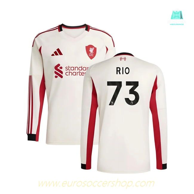 2025-2026 Liverpool Long Sleeve Away Shirt (Rio 73)