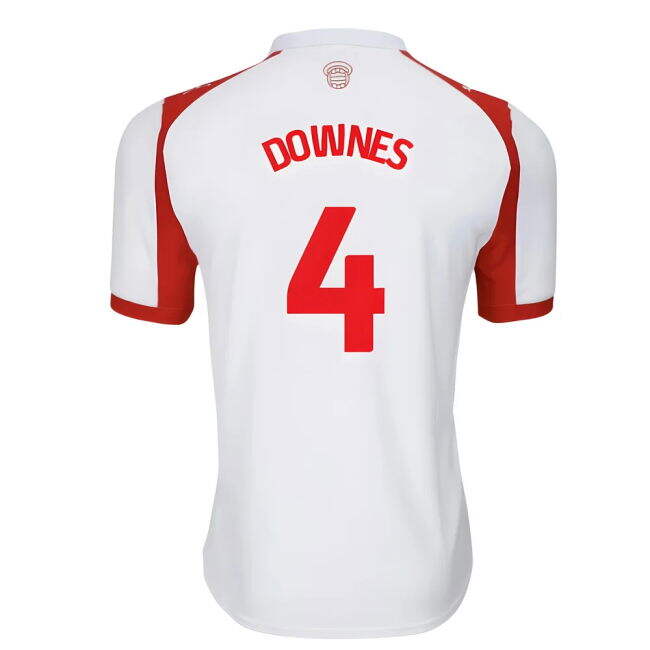 Retro 2025-2026 Southampton Home Shirt (Kids) (Downes 4) for Game Day