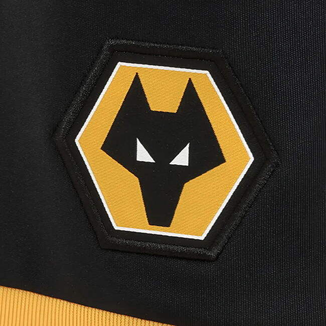 Genuine 2025-2026 Wolves Home Shorts (Black) - Kids Soccer Shirt