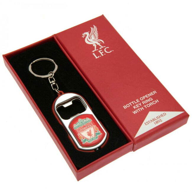 football shirt Liverpool FC Keyring Torch Bottle Opener