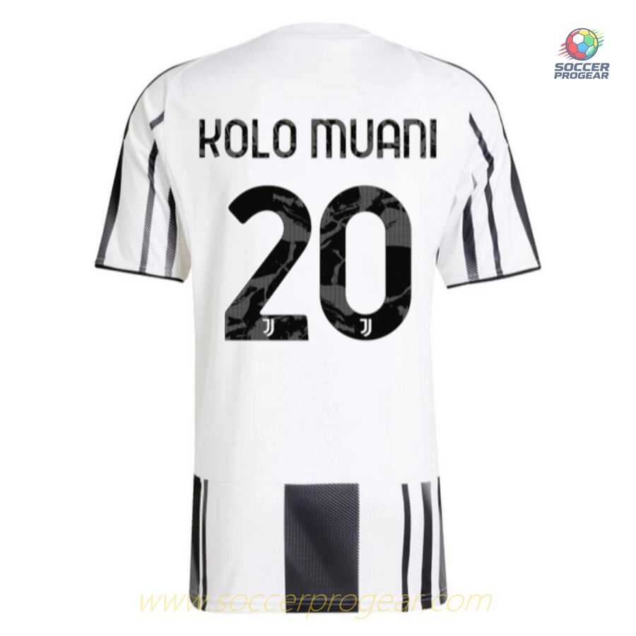 Juventus Home Team Jersey Children Team Jersey 2025/26 Collection Kolo Muani