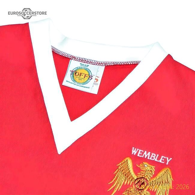 Official Manchester Reds 1958 Facf Kids Retro Football Shirt