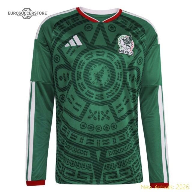 Highperformance Mexico Long 20262027 Home Shirt Slim Slim