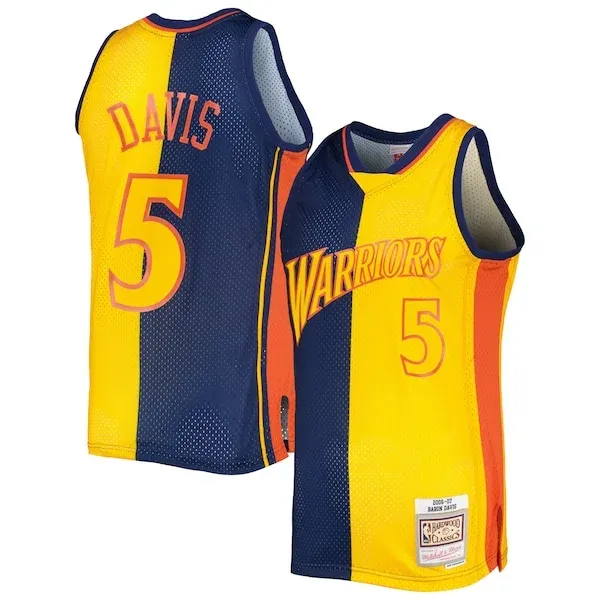 Baron Davis GSW Swingman Jersey - fashionable Basketball - Navy