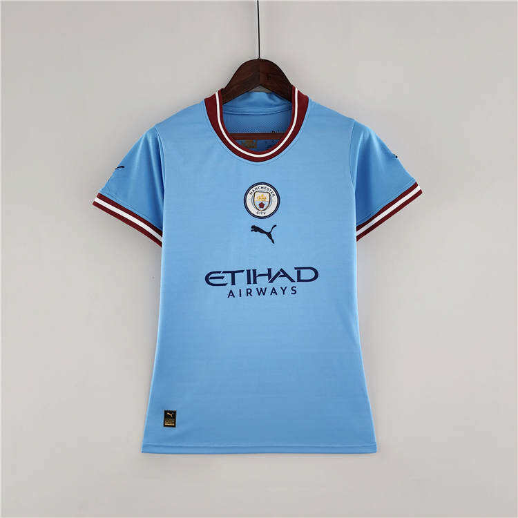 Manchester City 2223 Home Women's Shirt - Official Replica 21861