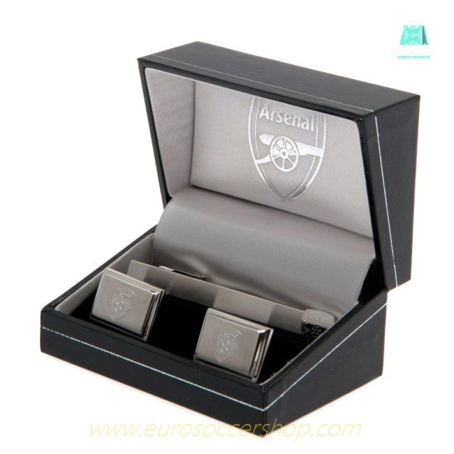 Arsenal FC Tie Slide & Cufflink Set