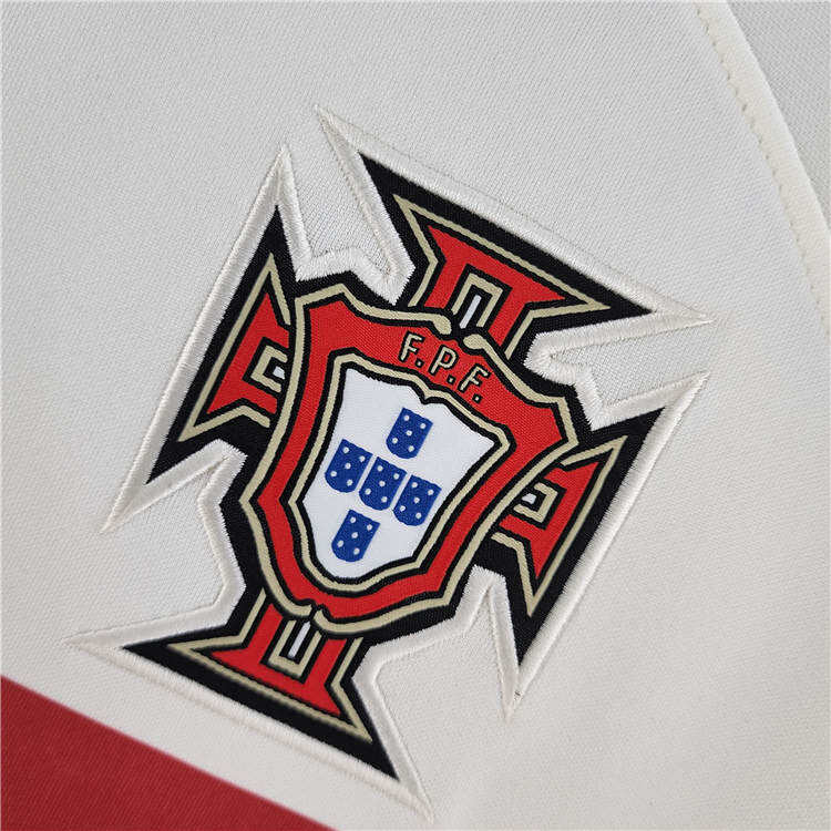 Portugal 2022 World Cup Away White Soccer Jersey Football Shirt -
