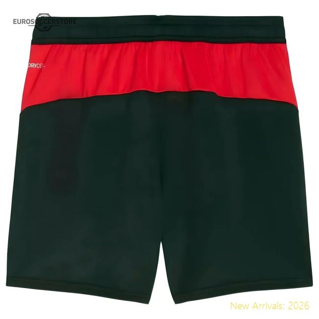 2025-2026 Ac Milan Home Football Shorts (black) - Kids - Match Quality