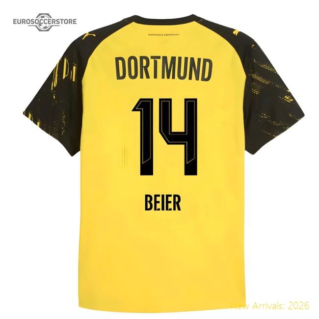 2025-2026 Borussia Dortmund Authentic Home Shirt (beier 14)