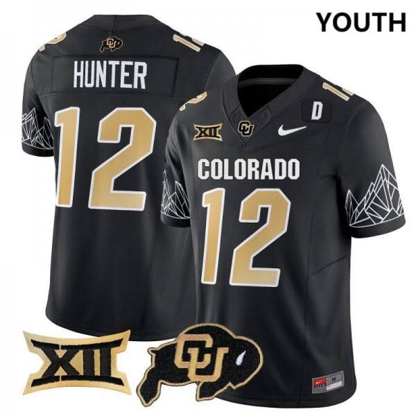 Youth(kids) Ncaa Team #12 Travis Hunter Pro Football Jersey