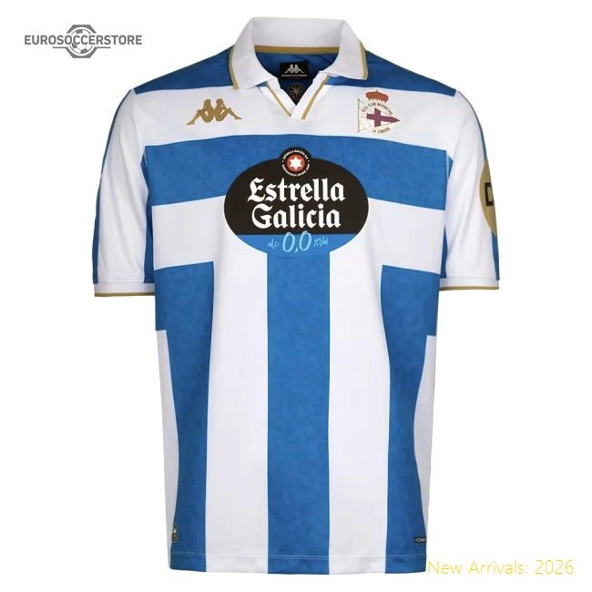 Fan-Favorite 2025-2026 Deportivo La Coruna Home Shirt (Your Name)