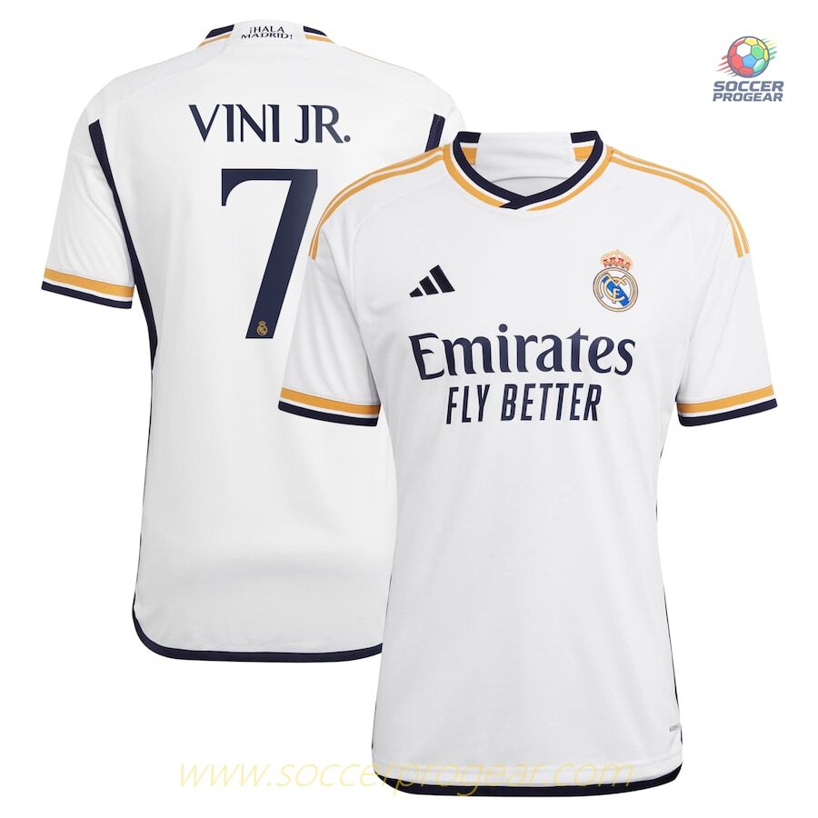 REAL MADRID HOME 2023 2024 VINI JR KIDS KIT JERSEY
