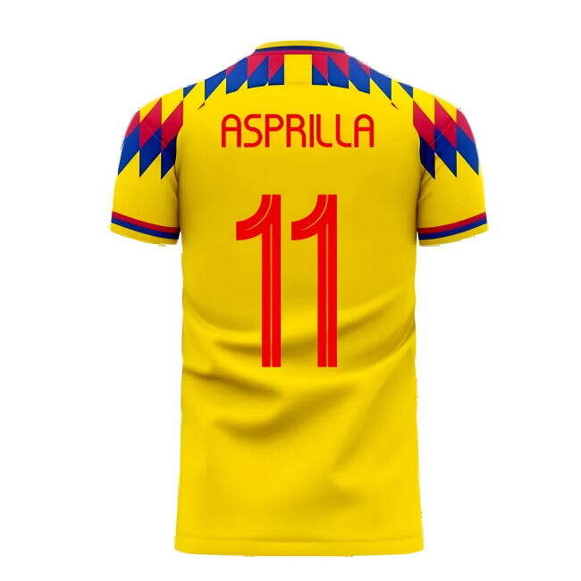 Kit Colombia 2025-2026 Home Concept Football Kit (Libero) (Asprilla