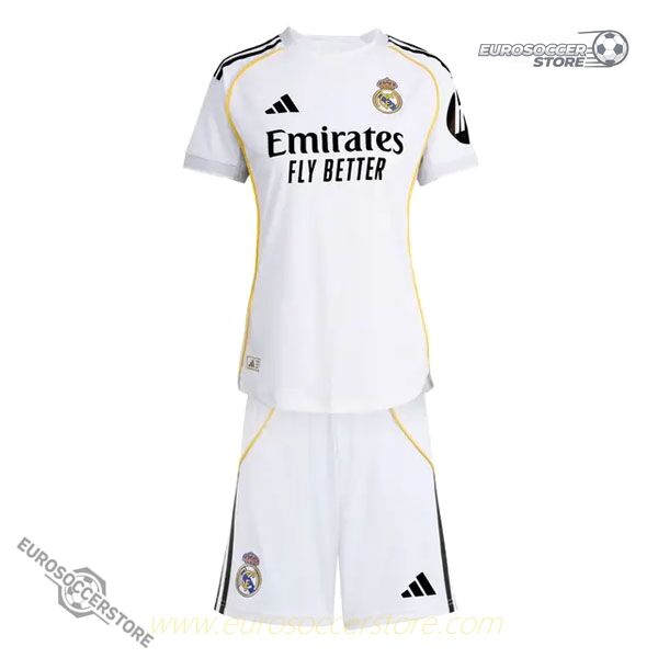 Real Madrid Home Children's Jersey 25-26 Season Edition